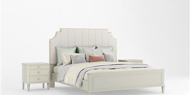 MY-M3001床1.8米+MY-M3001床頭柜