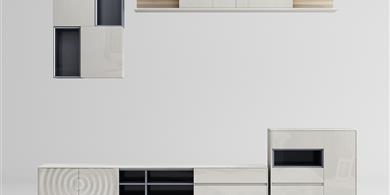 SH-A3001地柜+SH-A3001吊柜1,2,3