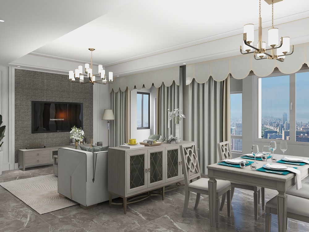 全屋定制系列-D20蒂芙蘭客餐廳 全屋定制系列-D20蒂芙蘭客餐廳